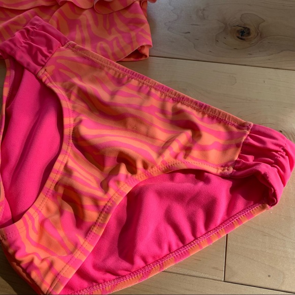 Justice 3 piece Tankini Bathing Suit Set 🌺 Size 12. - Picture 4 of 14